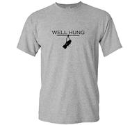 GUYUNTI Well Hung Tshirt Mens Lighting Technician Engineer Funny Ideal Gift Clothing Grey S