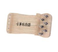 Guzheng - Entrenador de dedos, herramienta de práctica de 6 cuerdas de madera, mini instrumentos musicales accesorios para reemplazo