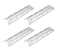Guzziker Placas protectoras para quemador de barbacoa de 16,1 x 3,9 x | Placas deflectoras de calor para parrilla de gas de acero inoxidable, juego de 4 piezas de repuesto