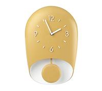 Guzzini Bell Home - Reloj de pared con péndulo (acrilonitrilo butadieno estireno), color amarillo