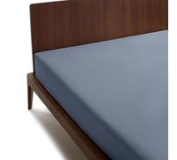 GUZZINI Botanical - Sabana Bajera 90x200 Ajustable de Algodón Orgánico Certificado OekoTex Antiácaro, Hipoalergénico y Transpirable, Sabanas Cubre Colchón Cama Individual Alta 30cm, Ropa de Cama Suave