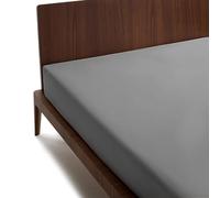 GUZZINI Botanical - Sabana Bajera 90x200 Ajustable de Algodón Orgánico Certificado OekoTex Antiácaro, Hipoalergénico y Transpirable, Sabanas Cubre Colchón Cama Individual Alta 30cm, Ropa de Cama Suave