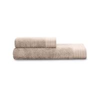 GUZZINI Botanical - Toallas Baño de Algodón OekoTex y Fibras Naturales Suaves, Juego de Toallas de Baño Completo, Toallas Lavabo 60x110 (1Pieza) y Bidet 40x60 (1Pieza) Absorbente, Toalla Baño Duradera