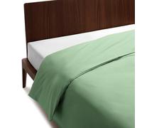 GUZZINI Classic - Funda Nórdica Cama 200x200 para Edredón Cama 1 Plaza y Media de 100% Algodón Percalle OekoTex Certificado, Fresco y Transpirable con Solapas de 40 cm, Ropa de Cama Suave y Duradera