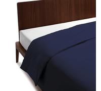 GUZZINI Classic - Funda Nórdica Cama 255x200 para Edredón Cama Doble de 100% Algodón Percalle OekoTex Certificado, Fresco y Transpirable con Solapas de 40 cm, Ropa de Cama Suave y Duradera