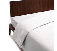 GUZZINI Classic - Funda Nórdica Cama 255x200 para Edredón Cama Doble de 100% Algodón Percalle OekoTex Certificado, Fresco y Transpirable con Solapas de 40 cm, Ropa de Cama Suave y Duradera