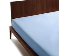 GUZZINI Classic - Sabana Bajera 125x200 Ajustable de 100% Algodón Percalle Certificado OekoTex Fresco y Transpirable, Sabanas Cubre Colchón para Cama Alta 30 cm, Ropa de Cama Suave y Durable