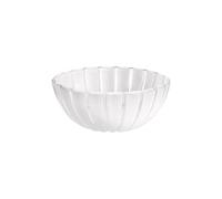 Guzzini Cuenco ensaladera contenedor L 25 cm redondo Dolcevita 29690242 transparente blanco nácar plástico orgánico 3000cc lavavajillas