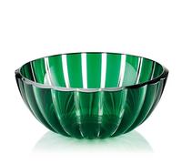 Guzzini Cuenco para ensaladera de 20 cm M redondo cuello redondo 29690169Transparente Verde Esmeralda Plástico Orgánico 1500 cc Lavavajillas