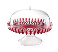 Guzzini - DOLCEVITA Soporte para tartas con campana - Rojo, Ø 31xh27 cm - 12580065