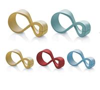 Guzzini - Eco-Kitchen, Infinite, Set de 5 Clips de Plástico Reciclado - Multicolor - 19610052