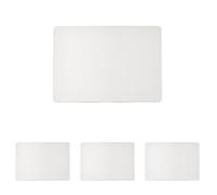 Guzzini - Fiber Mantel Individual de Doble faz - Blanco Leche, 43x30 cm - 226068156 (Paquete de 4)