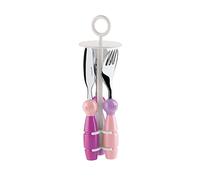 Guzzini Fratelli Bimbi, Juego de Tres Cubiertos para niños Billo, ABS|PP|Stainless Steel AISI 304 18/10, Stainless Steel AISI 410 (Knife)