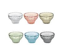 Guzzini Fratelli, Set 6 Copette, Tiffany, Multicolore, 12 cm