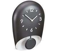 Guzzini - Home, Bell Reloj de Pared con Péndulo - Negro, 22 x 8 x h 33 cm - 168604209