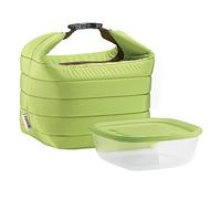 Guzzini Juego Bolso térmico con recipiente conservador 'On The Go' (Bolso) 22 x 18 x h22 cm; (Recipiente) 19,6 x 19,6 x h7 cm - 1400 cc