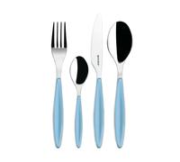 Guzzini Juego de cubiertos Feeling Sea blue. 24 piezas