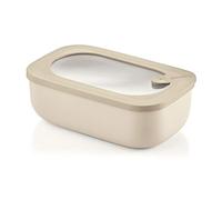Guzzini Kitchen Active Design - Recipiente Hermético Rectangular Para Frigorífico/Congelador/Horno de Microondas, 20 x 12 x 7 cm, 900 cc, Arcilla