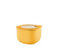 Guzzini - Kitchen Active Design, STORE&MORE BIO, Recipientes Herméticos Altos para Nevera/Congelador/Microondas (M) - Amarillo Mango, 16 x16 x h10,7 cm | 1550cc - 170723236