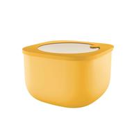 Guzzini - Kitchen Active Design, STORE&MORE BIO, Recipientes Herméticos Altos para Nevera/Congelador/Microondas (L) - Amarillo Mango, 19,5 x 19,5 x h12,3 cm | 2800 cc - 170724236