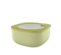 Guzzini - Kitchen Active Design, STORE&MORE BIO, Recipientes Herméticos Bajos para Nevera/Congelador/Microondas (L) - Verde Aguacate, 19,5 x 19,5 x h9,3 cm | 1900 cc - 170721253