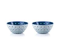 Guzzini - Le Murrine, Juego de 2 Cuencos Pequeños S - Turquesa/Blanco/Azul - 279412226