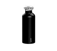 Guzzini Energía Botella térmica, PCTA|PP|Acero Inoxidable, Negro