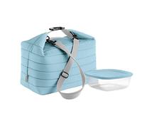 Guzzini 032903134 Bolso térmico Grande de Bandolera 'On The Go' 30 x 18 x h30 cm, Celeste Mate, One Size