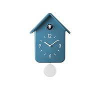 Guzzini - QQ Premium - Reloj de Pared con péndulo - Azul cerúleo, 24,8 x 12 x 39 cm - Diseño Brogliato Travesaño - 168650275