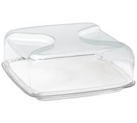 Guzzini Quesera cuadrada 'Gocce' 25,5 x 25,5 x h11,5 cm