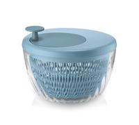 Guzzini Spin e Store Kitchen Active Design Centrifugadora de Ensalada con Tapa, Polietileno (PE) Polipropileno (PP), Celeste Mat, 26 cm