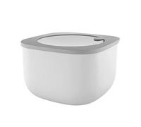Guzzini Store&More Kitchen Active Design - Recipientes herméticos altos para frigorífico/congelador/microondas (L), 19,5 x 19,5 x 12,3 cm, gris oscuro