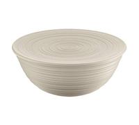 Guzzini - Tierra, Contenedor XL con Tapa de Plástico Reciclado, Bol - Arcilla, Ø 30xh13 cm | 5000ml - 17500179