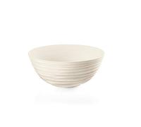 Guzzini - Tierra, cuenco L de plástico reciclado, recipiente - Blanco Leche, Ø25 x H10,5 cm | 3100ml - 175025156