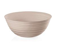 Guzzini - Tierra, Cuenco XL de Plástico Reciclado, Contenedor - Gris Paloma, Ø 30 x Al 11,8 cm | 5000ml - 175030158