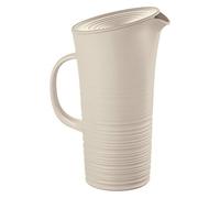 Guzzini Tierra - Jarra con tapa, Post Consumed Recycled de poliéster, marrón, 01