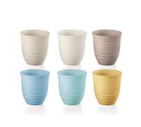 Guzzini Tierra Vasos, Multicolor, 9 cm