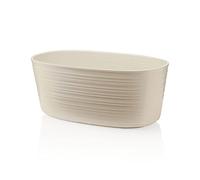 Guzzini - Tierra - Portavaso múltiple pequeño de plástico Reciclado - Arcilla 15,4 x 29,2 x 11,8 cm | 3 l - 19620179
