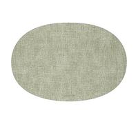 Guzzini - Tiffany, Mantel Individual Reversible Ovalado de Tela - Verde Menta, 34 x 48 cm - 22604660