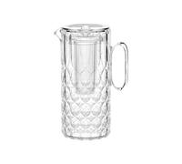 Guzzini - vanity, jarra con bulbo refrigerante transparente, de bio-ba
