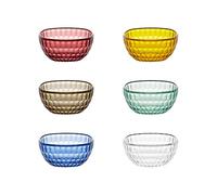 Guzzini - Vanity, Juego de 6 cuencos de colores, en Bio-based SAN y Bio-based SMMA - ARIA