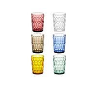 Guzzini - Vanity, Juego de 6 vasos altos, Bio-based SAN y Bio-based SMMA - ARIA