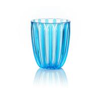 Guzzini - Vaso bajo de bio-based plastic, azul, Dolcevita