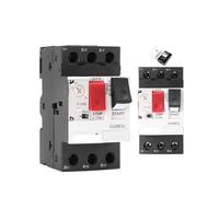 GV2ME Manual Motor Starter Protector 3P Thermal Magnetic Circuit Breaker, 0.1-32A Adjustable Current Dial, AC690V Insulation, With MPCB Enclosure(1.6-2.5A)