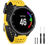 GVangel Correa Compatible con Garmin Forerunner 235, Correa de Repuesto de Silicona Suave para Reloj Inteligente 220/230/235/620/630/735XT/235 Lite para Mujeres