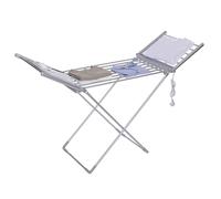 GVBJIUAXJM Tendedero calefaccionado con alas Plegables, tendedero Interior de 18 Barras, rieles de Secado Que ahorran energía