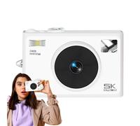 Gvblkq 5K Digital Camera, Compact Small Travel Camera, Professional Photo Tool, Anti-Shake, 2.8-Inch IPS Screen, Vlogging Accessories, Photography Gear for Content Creators