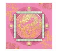 Gvblkq Alfombra de juegos de mesa, alfombrilla de mahjong, mantel de
