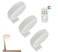 Gvblkq Battery Operated Painting Light, 3x Dimmable Picture Painting Light Battery-Operated, High Brightness Art Display Lamp, Elegant Wall Mounted Accent Lighting, Perfect for Home Decoration