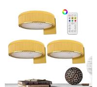 Gvblkq Battery Operated Painting Light, 3x Dimmable Picture Painting Light Battery-Operated, High Brightness Art Display Lamp, Elegant Wall Mounted Accent Lighting, Perfect for Home Decoration